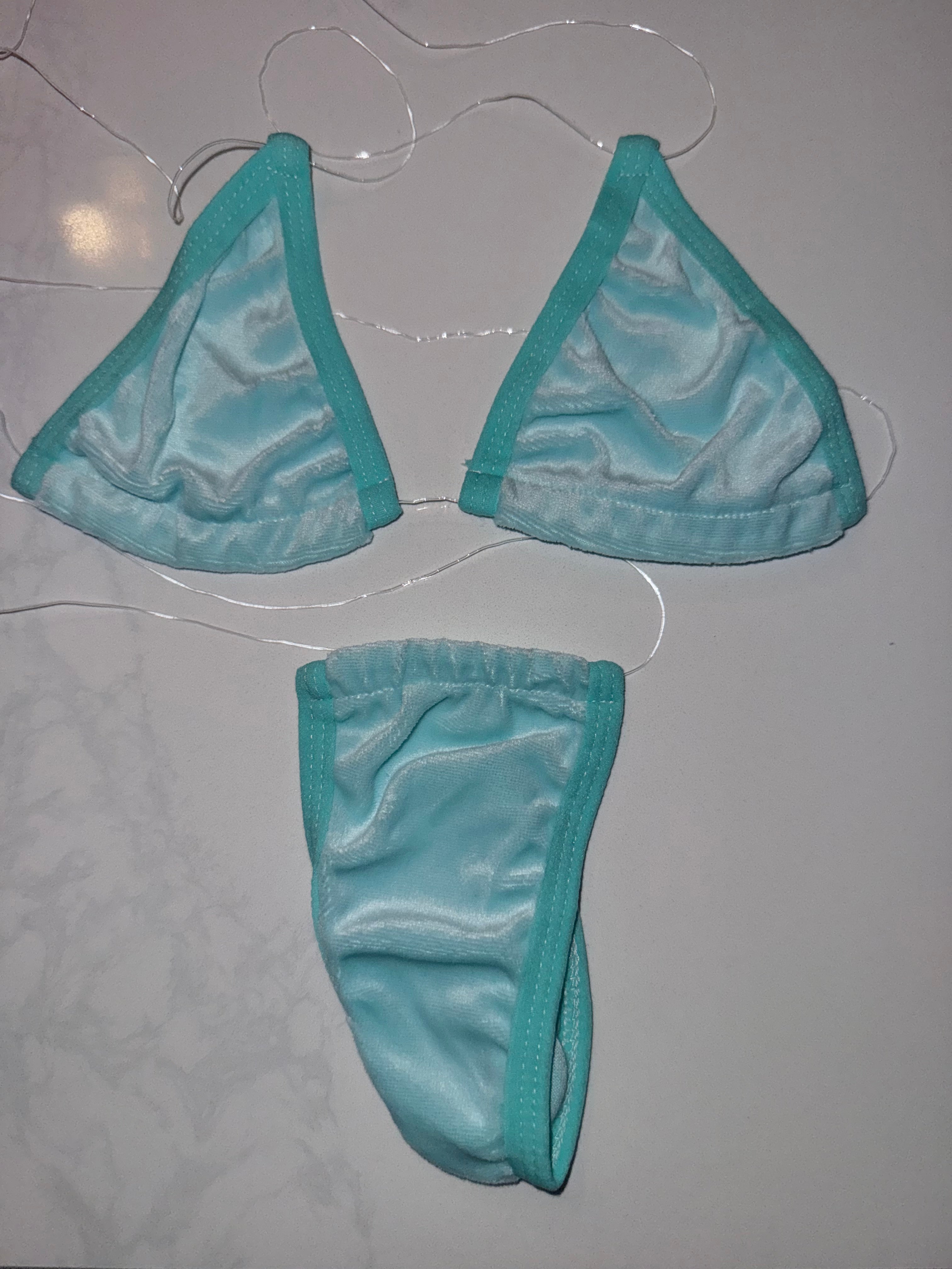 Blue Velvet Micro Bikini